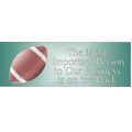 Football Panoramic Photo Hand Mirror (1.625" x 4.625")